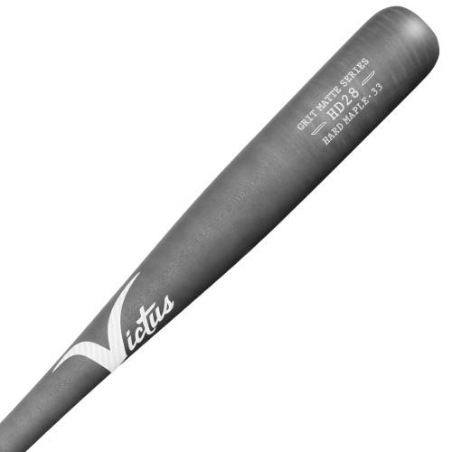 Victus HD28 Grit Matte Gray Maple Matte Wood Baseball Bat 33 inch