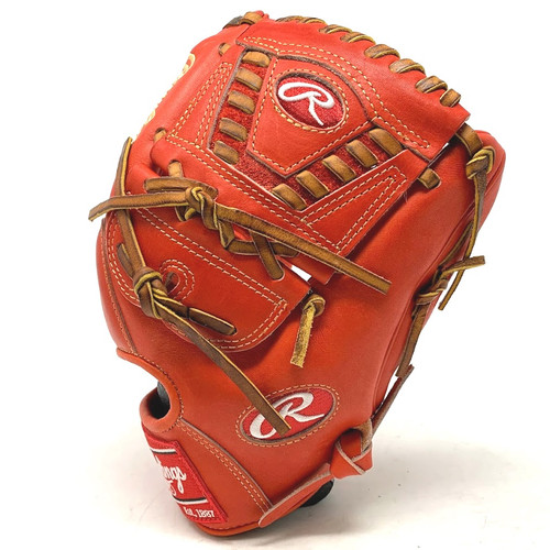 Rawlings Heart of the Hide Red Orange 205-30 Baseball Glove 11.75 Right Hand Throw