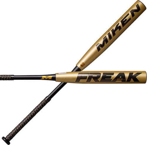 Miken Freak Gold 12 MAXLOAD USA Slowpitch Softball Bat 34 inch 28 oz Miken Freak Gold 12 MAXLOAD USA Slowpitch Softball Bat 34 inch 28 oz