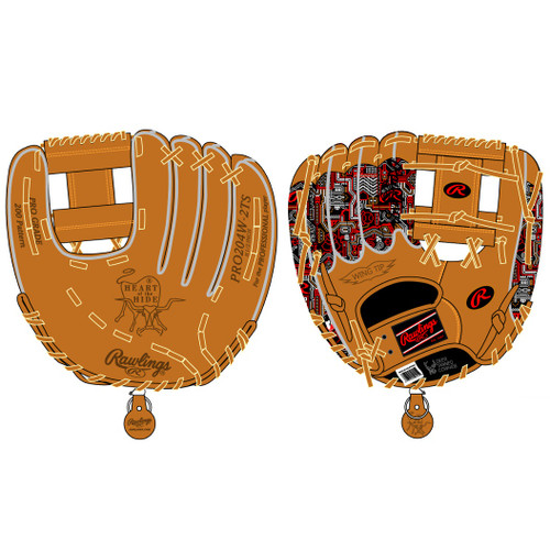 Rawlings Heart of the Hide Speedshell Design Scarlet 11.5 Wingtip Right Hand Throw