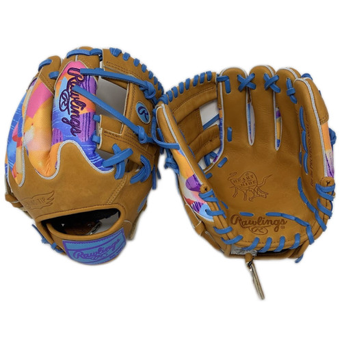 Rawlings Heart of the Hide 11.5 Wingtip I Web Purple Orange Right