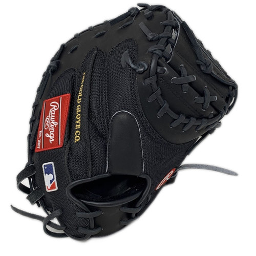 Rawlings Heart of The Hide Pro Stock 34 Catchers Mitt CM41BM One-Piece Web and Conventional Back Right Hand Throw