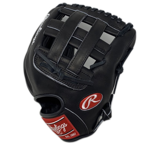 Rawlings Heart of The Hide Pro Stock 12 inch Utility Baseball Glove 1000-6B H-Web and Conventional Back Right Hand Throw