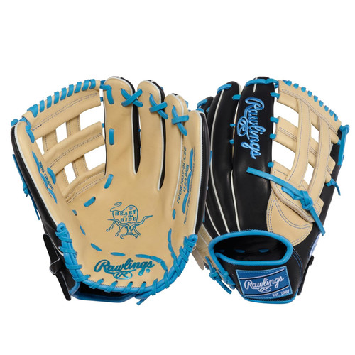 Rawlings Heart of The Hide 12.75 Inch Baseball Glove Camel Black PROR3039-6CCBB Left Hand Throw