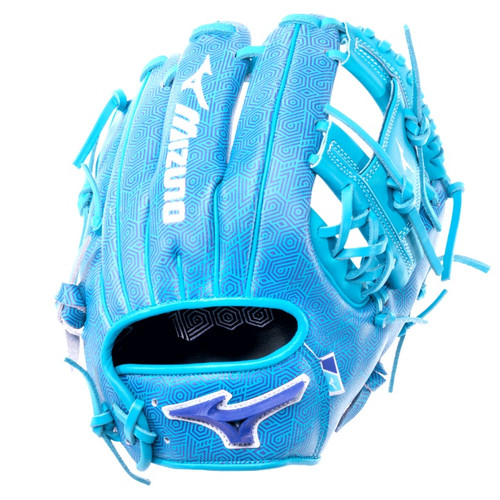Mizuno GPS-40 Steer-Hot 11.5 Blue Baseball Glove 1906 M-Print Pattern Right Hand Throw