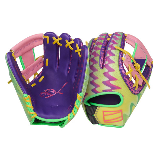 Rawlings REV1X Series Baseball Glove 11.75 Right Hand Throw Purple Pink Optic