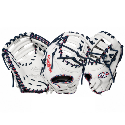 Rawlings Liberty Advanced 13-Inch Fastpitch Softball First Base Glove Right Hand Throw RLADCTSB-10WNS