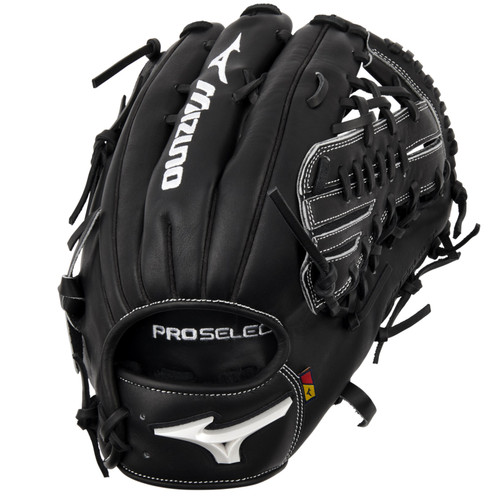 Mizuno Pro Select Baseball Glove 12.75 Black Right Hand Throw