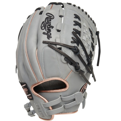 Rawlings Liberty Advanced Color Series Fast Pitch Softball Glove 12.5 Gray Right Hand Throw