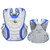 All-Star System 7 Womens Chest Protector 13" (White/Navy)