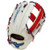 Mizuno Slowpitch GMVP1250PSES3 Softball Glove 12.5 inch (Silver-Red-Royal, Right Hand Throw)