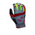 Easton HS9 Neon Batting Gloves Adult 1 Pair (Grey-Red, XL)