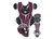 Louisville Slugger Series 5 3-Piece Fastpitch Catchers Set Intermediate Maroon Black