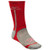 Mizuno Performance Highlighter Crew Sock (Red/Gray, Small)