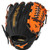 Mizuno GMVP1177PSE3 Baseball Glove 11.75 inch (Black-Orange, Right Hand Throw)