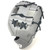 Nokona American KIP 14U Gray with Black Laces 11.25 Baseball Glove I-Web Right Hand Throw