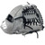 Nokona AmericanKip 14U Gray with Black Laces 11.25 Baseball Glove Mod Trap Web Right Hand Throw