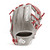 Nokona American KIP Gray with Red Laces 11.5 Baseball Glove I-Web Right Hand Throw