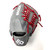 Nokona American KIP Gray with Red Laces 11.5 Baseball Glove Mod Trap Web Right Hand Throw