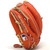 Rawlings Red Orange Heart of the Hide 11.5 H Web Baseball Glove Right Hand Throw