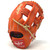 Rawlings Red Orange Heart of the Hide 11.5 Inch TT2 Baseball Glove Right Hand Throw