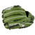 Rawlings Heart of the Hide Military Green Baseball Glove 11.75 One Piece Web Right Hand Throw
