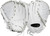 Easton Professional Collection Fastpitch Softball Glove Right Hand Throw  12 Basket Web White Grey