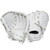 Easton Professional Collection Fastpitch Softball Glove Right Hand Throw  12.5 Basket Web White Grey