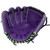 Gloveworks Purple Closed Web 11.5 Inch Pitchers Baseball Glove Left Hand Throw