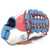 Gloveworks Red White 12 Inch Trap Web Baseball Glove Right Hand Throw