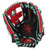 Rawlings Heart of Hide ColorSync 9 Baseball Glove 11.5 Inch Infield Split Single Post BLACK SCARLET MINT Right Hand Throw
