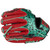 Rawlings Heart of Hide ColorSync 9 Baseball Glove 11.5 Inch Infield Split Single Post BLACK SCARLET MINT Right Hand Throw