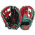 Rawlings Heart of Hide ColorSync 9 Baseball Glove 11.5 Inch Infield Split Single Post BLACK SCARLET MINT Right Hand Throw