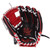 Rawlings Heart of Hide ColorSync 9 Baseball Glove 11.5 Inch Infield I Web BLACK SCARLET CHIPS Right Hand Throw