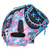 Rawlings Heart of Hide ColorSync 9 Catchers Mitt 34 Inch One Piece Web NAVY COLUMBIA WAVES Right Hand Throw