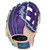 Rawlings Heart Outfield Hide ColorSync 9 Baseball Glove 12.75 Inch Outfield H Web CAMEL PURPLE MINT Right Hand Throw