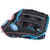Rawlings Heart of The Hide Baseball Glove 12.5 Right Hand Throw BlackColumbia BluePink