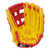 Rawlings Heart of The Hide 12.75 Inch Outfield Baseball Glove Scarlet Yellow H Web Right Hand Throw
