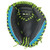 All-Star S7-ELITE Pro Travel Fit 33 Catchers Mitt Skyblue Black Yellow Right Hand Throw