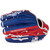 Rawlings Heart of the Hide R303 Outfield Baseball Glove 12.75 Red Blue Right Hand Throw