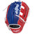 Rawlings Heart of the Hide R303 Outfield Baseball Glove 12.75 Red Blue Right Hand Throw