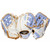 Rawlings Liberty Advanced 12-Inch Fastpitch Softball Glove Right Hand Throw White Periwinkle Gold