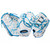 Rawlings Liberty Advanced 13-Inch Fastpitch Softball First Base Glove Right Hand Throw White Columbia Blue