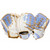 Rawlings Liberty Advanced 12.5-Inch Fastpitch Softball Glove Right Hand Throw White Periwinkle Gold