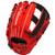 Mizuno Slowpitch GMVP1250PSES3 Softball Glove 12.5 inch (Red-Black, Right Hand Throw)