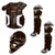 AllStar Players Series Catchers Set Age 12-16 (Black)