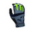 Easton HS9 Neon Batting Gloves Adult 1 Pair (Grey-Navy, XL)