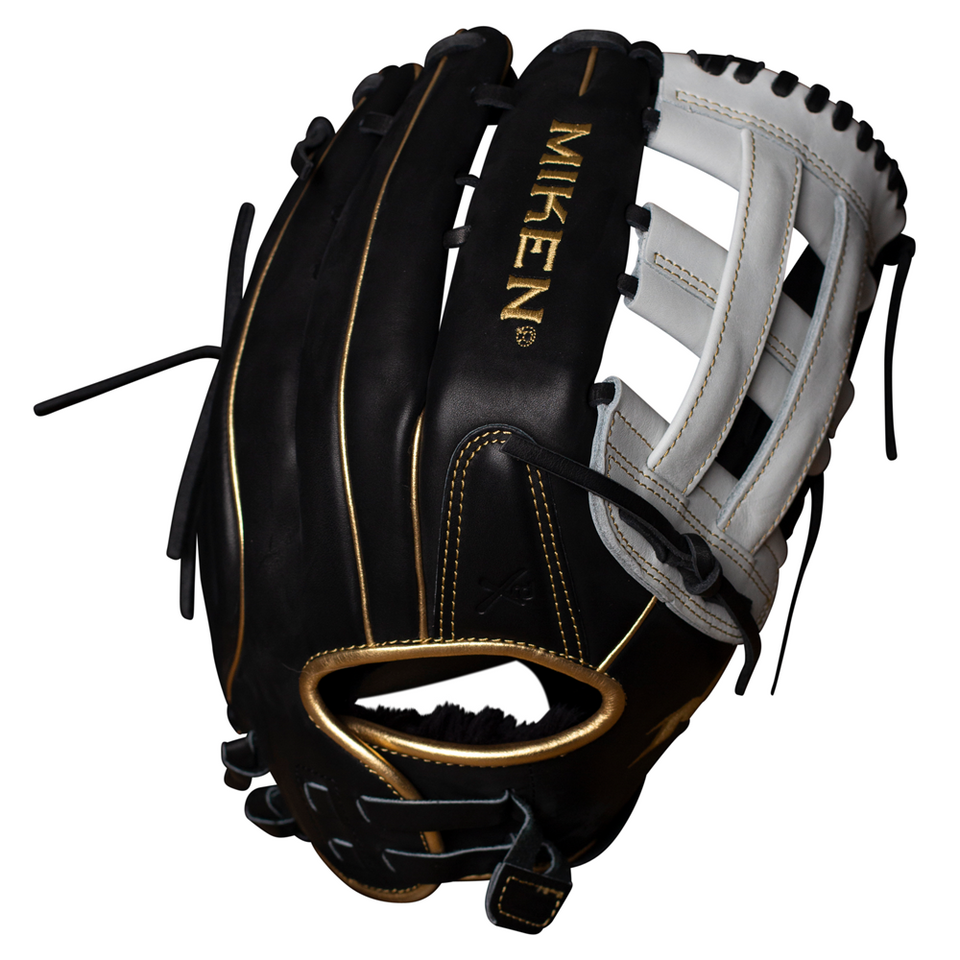 Miken Pro Series Freak Gold Softball Glove 13.5 inch Right Hand Throw