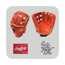 Rawlings Red Orange Baseball Glove Exclusives