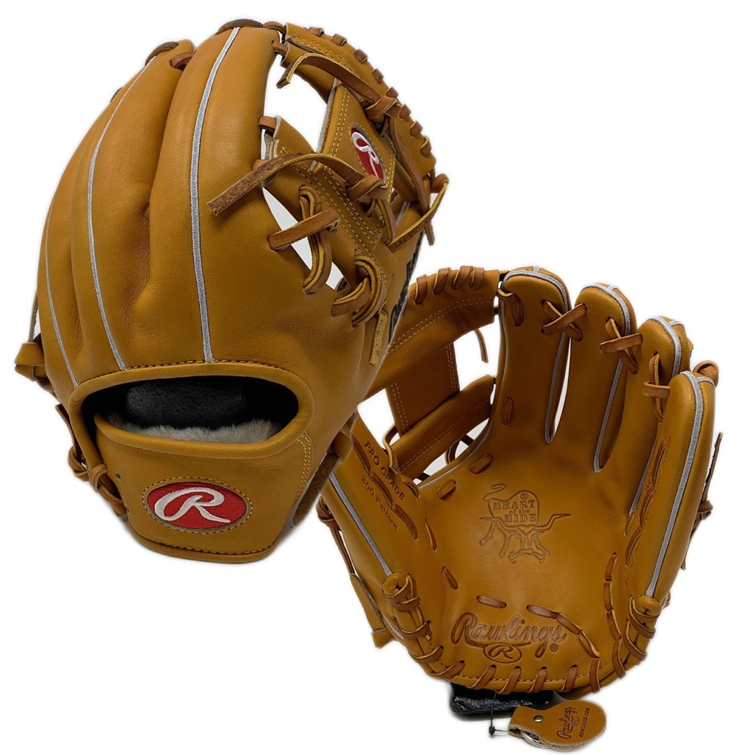 rawlings jap tan 200 pattern oval r baseball glove 11.5 inch